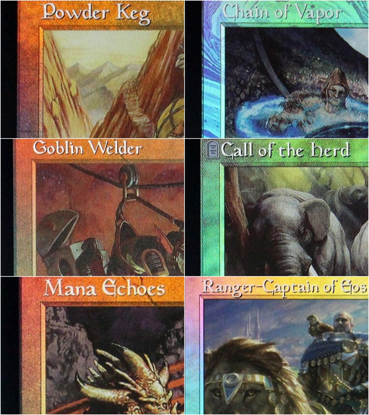 Themed Playing Card - Foil 'Call of the Herd/Chain of