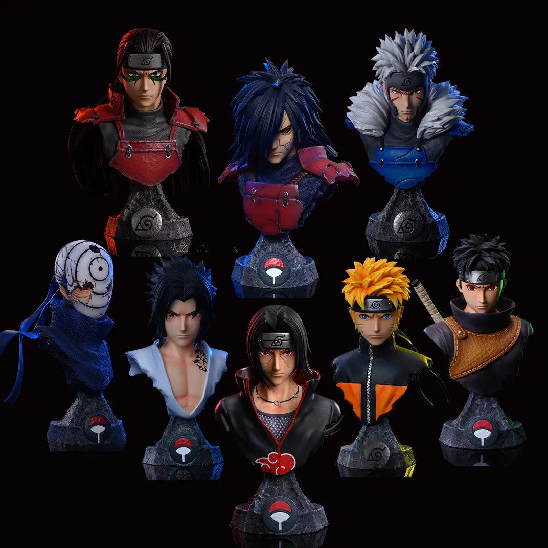 Rare Anime Merchandise - Naruto Action Figure Each Character Bust