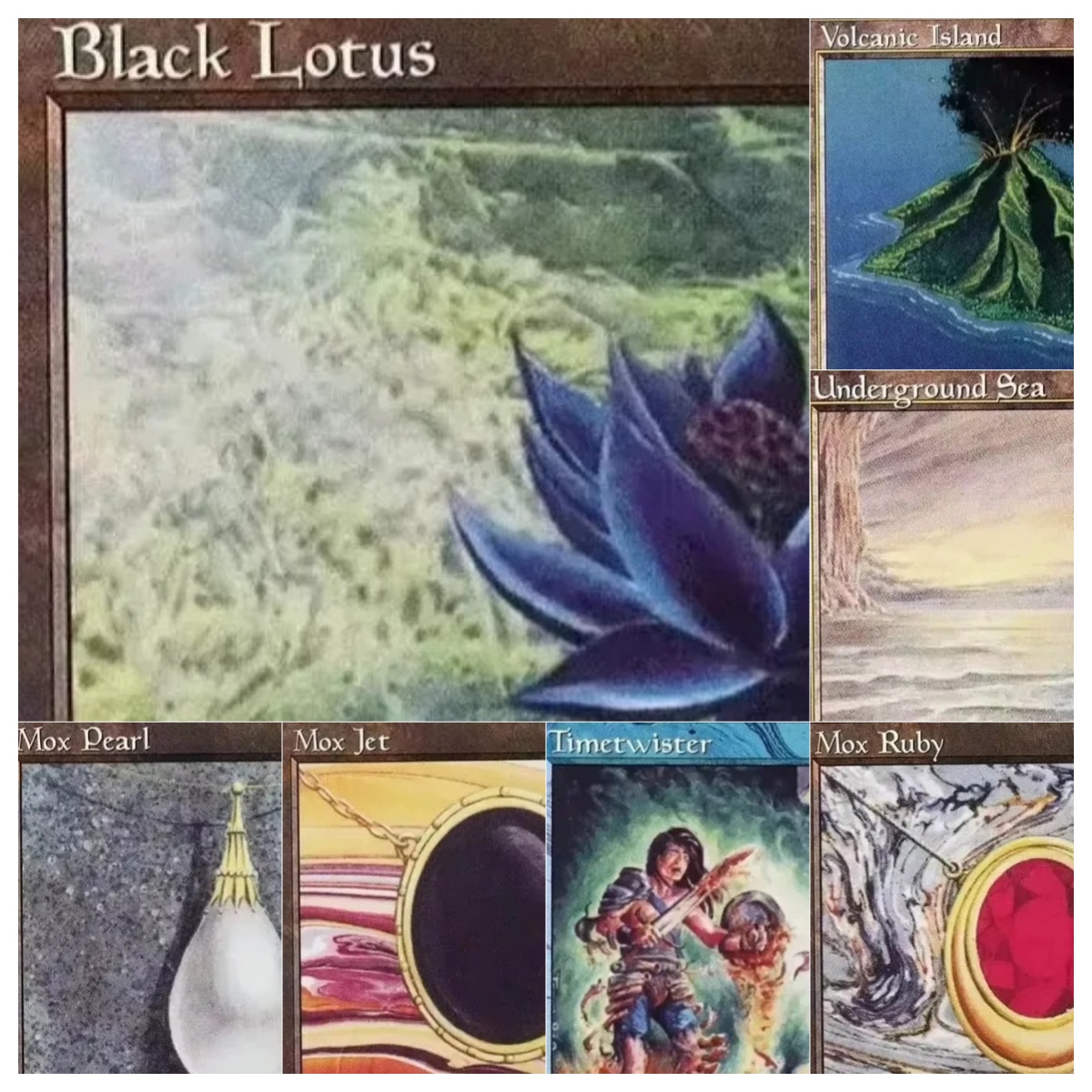 Themed Playing Card - 30th [blacklotus Scrubland] TCG Cards Game