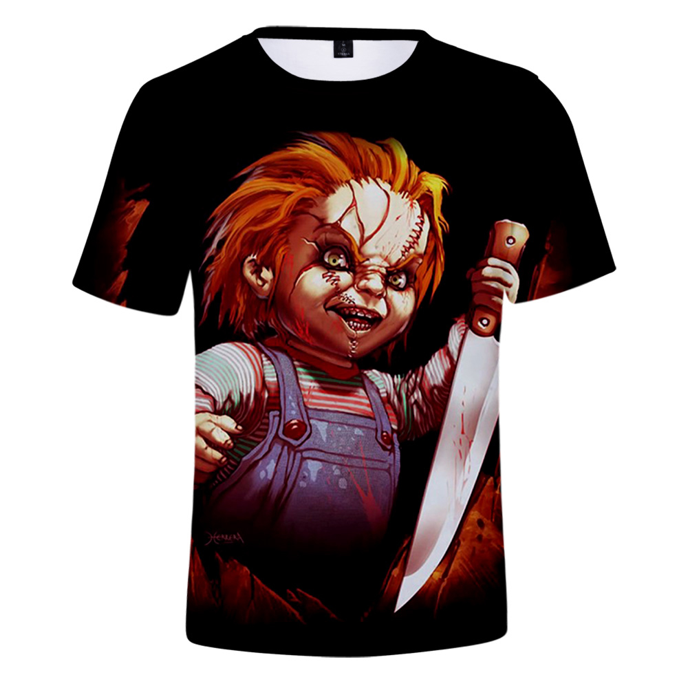 Anime Merchandise Men - Horror Movie Chucky Men t shirt