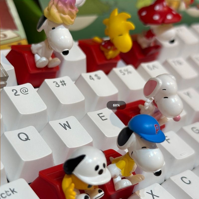 Snoopy Keycap Blind Box Anime  - Anime Merchandise Box Set recension och pris