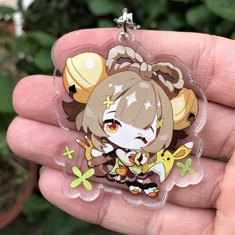 Genshin Impact Cosplay Keychai - Anime Merchandise China recension och pris