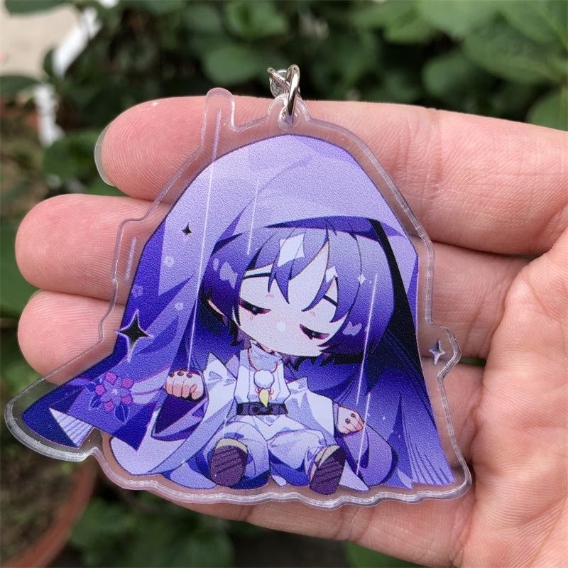 Genshin Impact Cosplay Keychai - Anime Merchandise China recension och pris