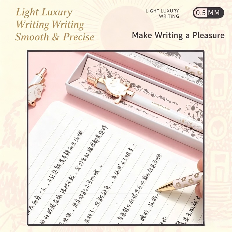 Moomin 0.5MM Gel Pen Smooth Fa - Anime Merchandise Box Set recension och pris
