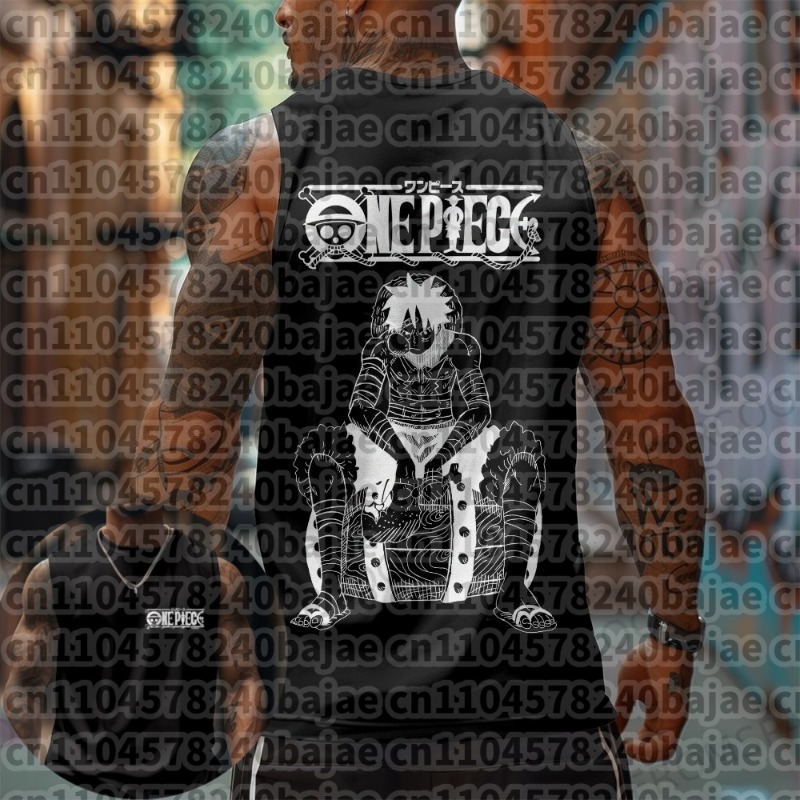 2026 One Piece Fitness Sleevel - Anime Merchandise Men recension och pris