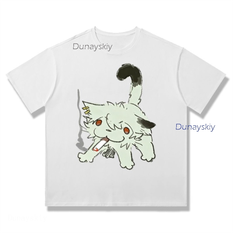 YesOk Chainsmoker Cat Yaniko S - Anime Merchandise Shirt recension och pris
