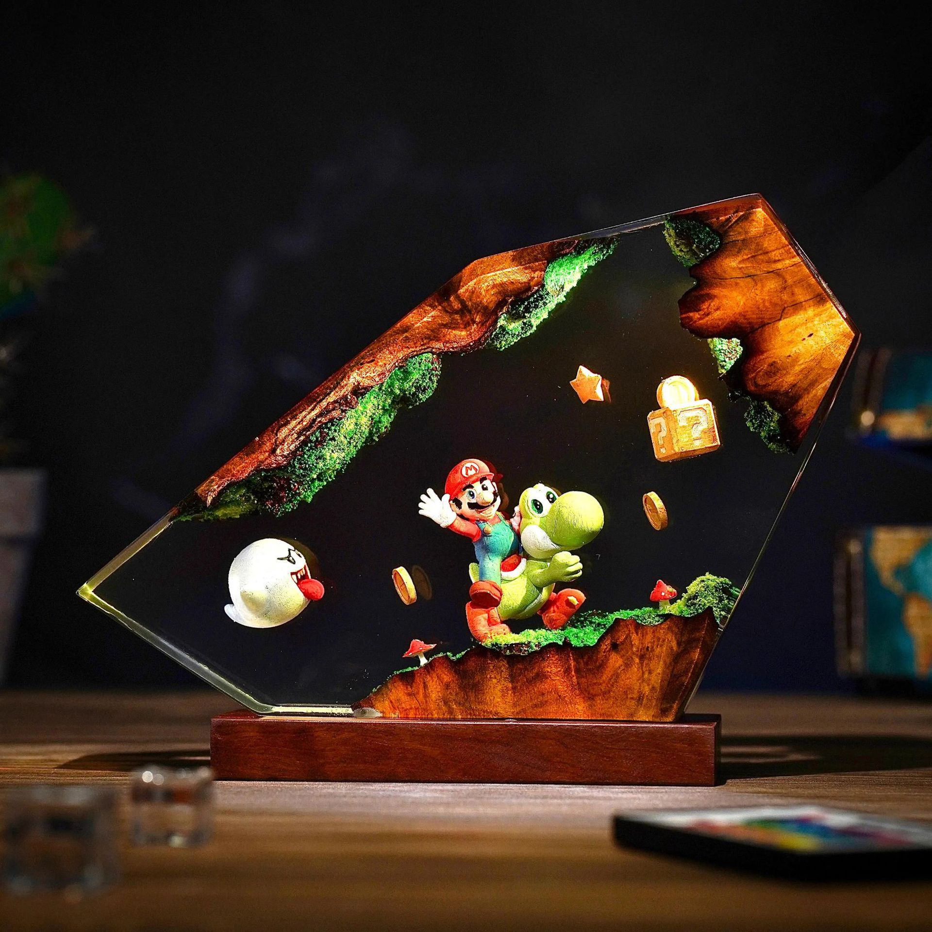 Table Resin Lamp Cartoon Anime - Anime Game Merchandise recension och pris