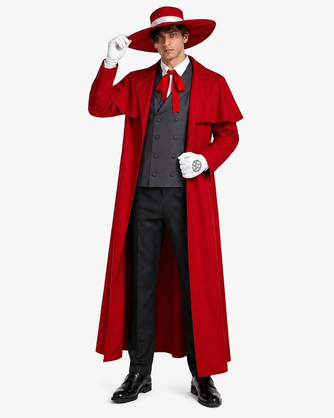 Anime Alucard Cosplay Costume  - Anime Merchandise Men recension och pris