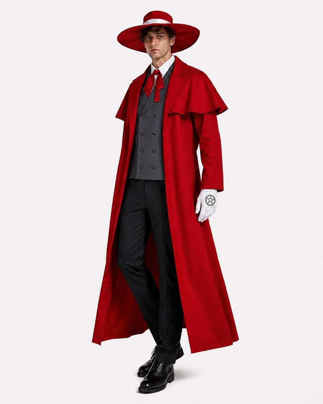 Anime Alucard Cosplay Costume  - Anime Merchandise Men recension och pris