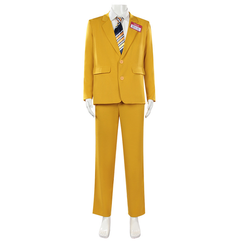 Men Horror Theme Yellow Suit S - Anime Merchandise Men recension och pris