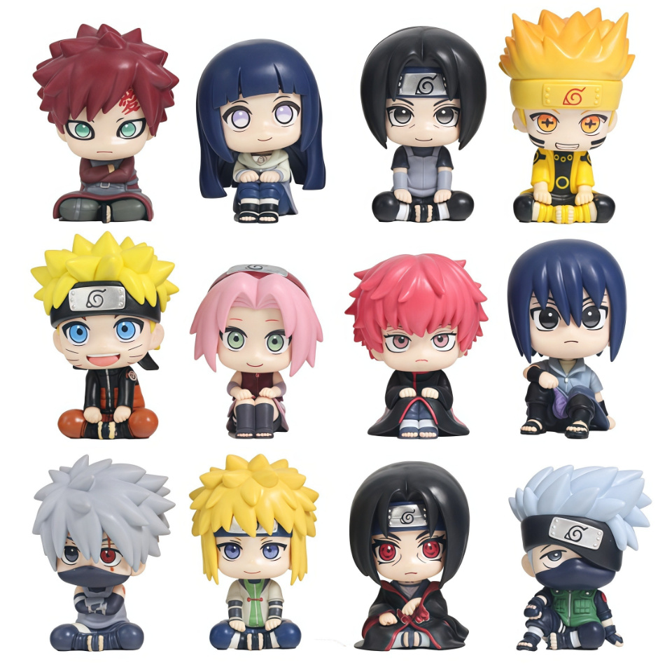 12Pcs Naruto Shippuden Anime Q - Rare Anime Merchandise recension och pris
